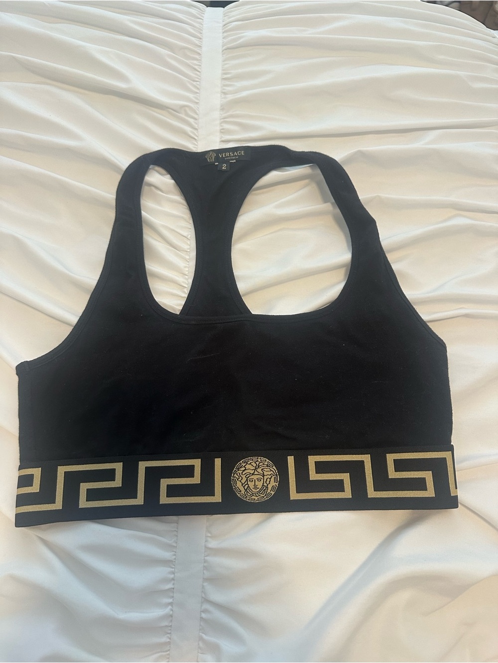 Authentic Versace black bra
